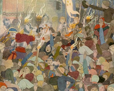Joan of Arc Entering Orléans by Louis Maurice Boutet de Monvel